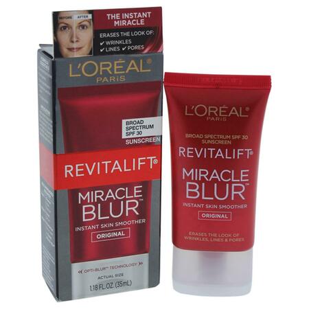 LOREAL PARIS Revitalift Miracle Blur Instant Skin Smoother SPF 30 Sunscreen for Women - 1.18 oz W-SC-3948